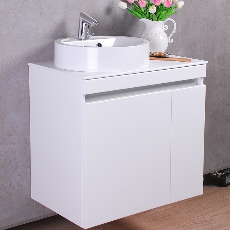 Умывальник с тумбой Fancy Marble и столешницей Sheldon 700 белая (Sheldon 70 + 0804101) фото