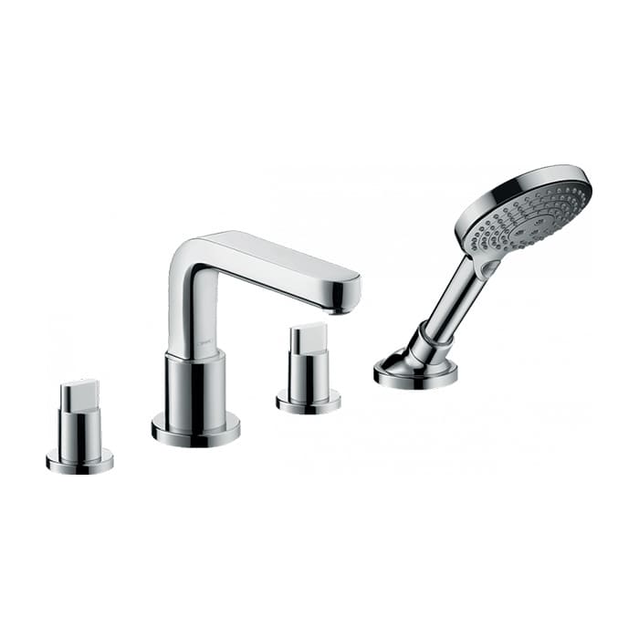 Смеситель для ванны Hansgrohe Metris S на 4 отверстия (31446000) фото