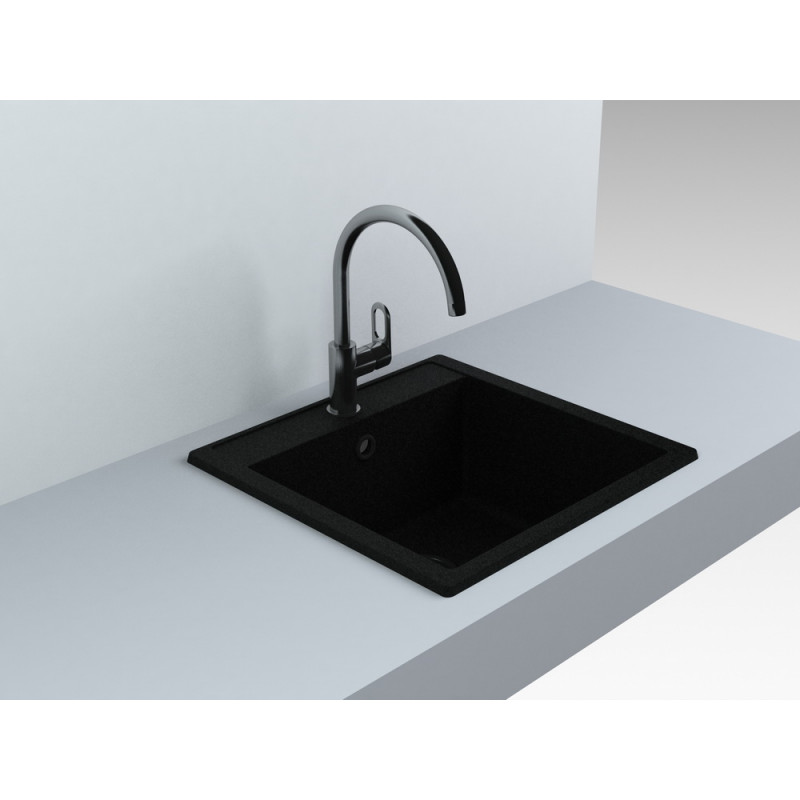 Кухонная мойка  MIRAGGIO Bodrum 510 Black (00206507) фото