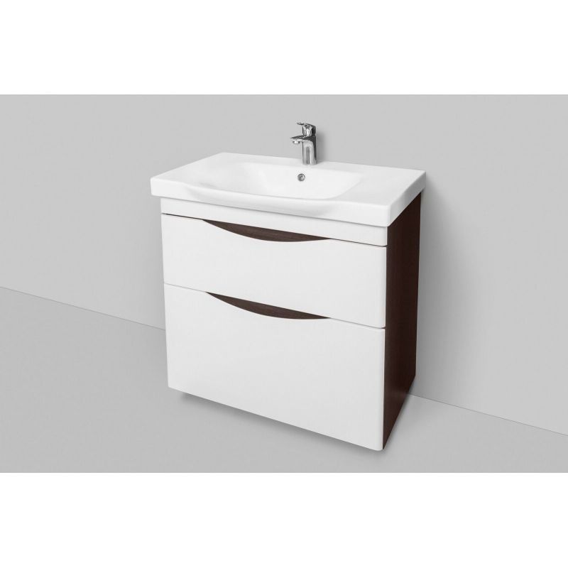 Тумба с умывальником AM PM LIKE подвесная 80 см (M80-FHX0802V-WC0802-38) фото