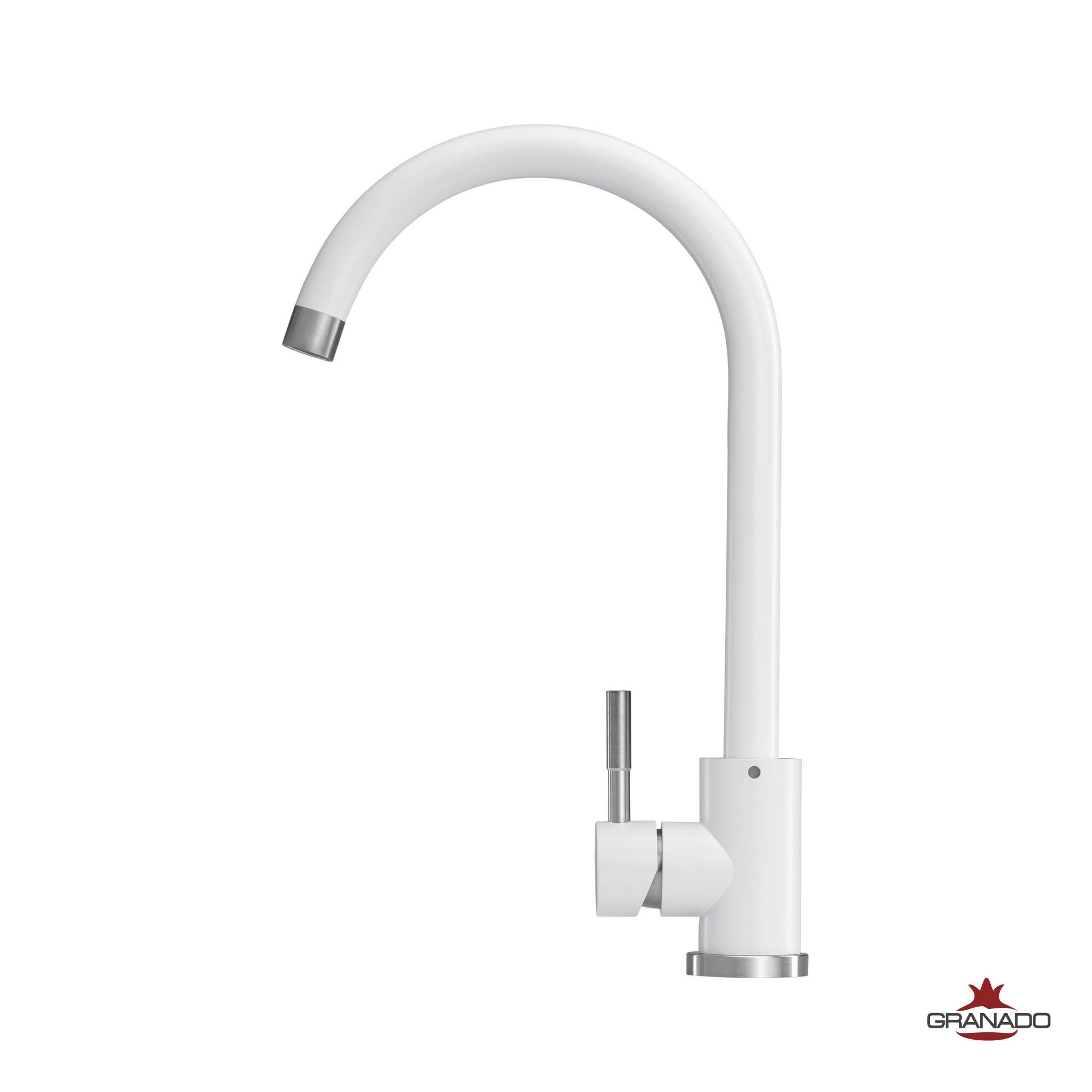 Смеситель кухонный GRANADO ELCHE white (gz0105) фото