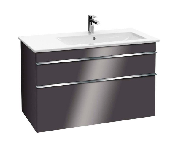 Тумба под умывальник Villeroy&Boch Venticello подвесная 95.3х59х50.2 glossy grey (A92801FP) фото