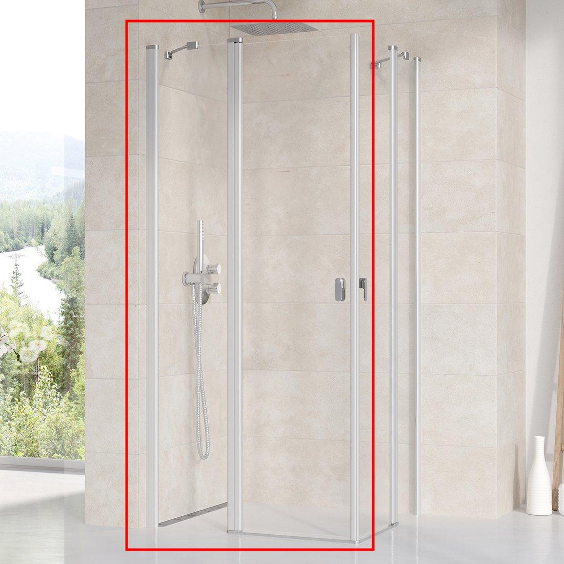 Элемент душевого уголка Ravak Chrome 120 см CRV2-120 сатин+transparent фото