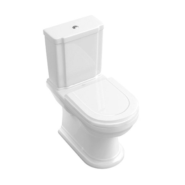 Унитаз напольный Villeroy&Boch Hommage горизонтальный выпуск (666210R2) фото