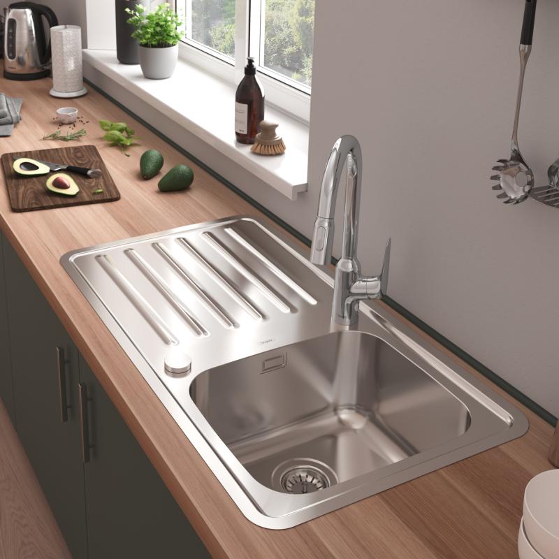 Кухонная мойка Hansgrohe S4113-F340 (43337800) фото