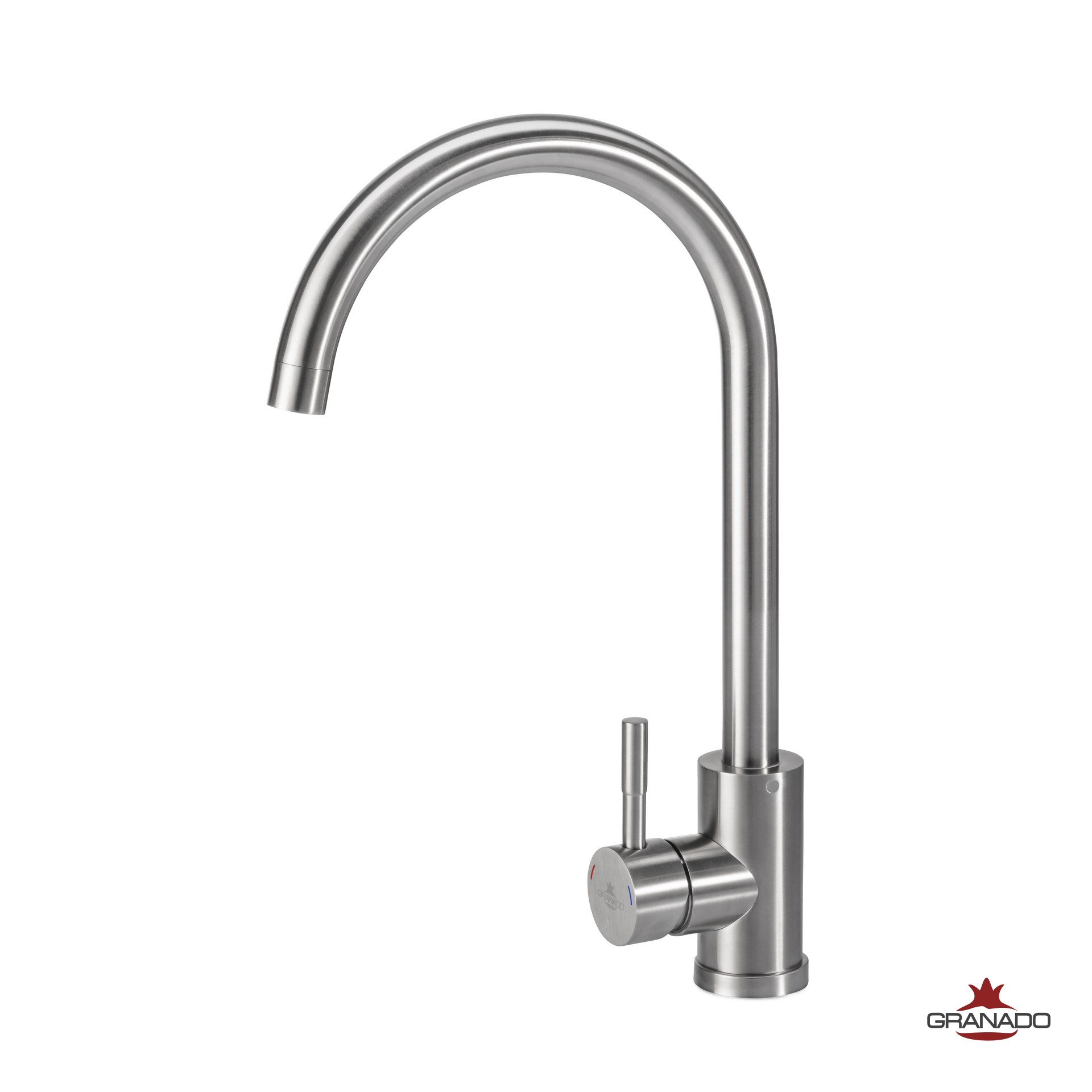 Смеситель кухонный GRANADO ELCHE inox (gz0107) фото