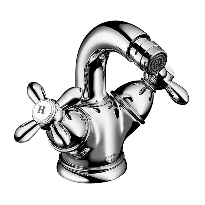 Смеситель для биде Hansgrohe Axor Carlton две рукоятки (17230000) фото