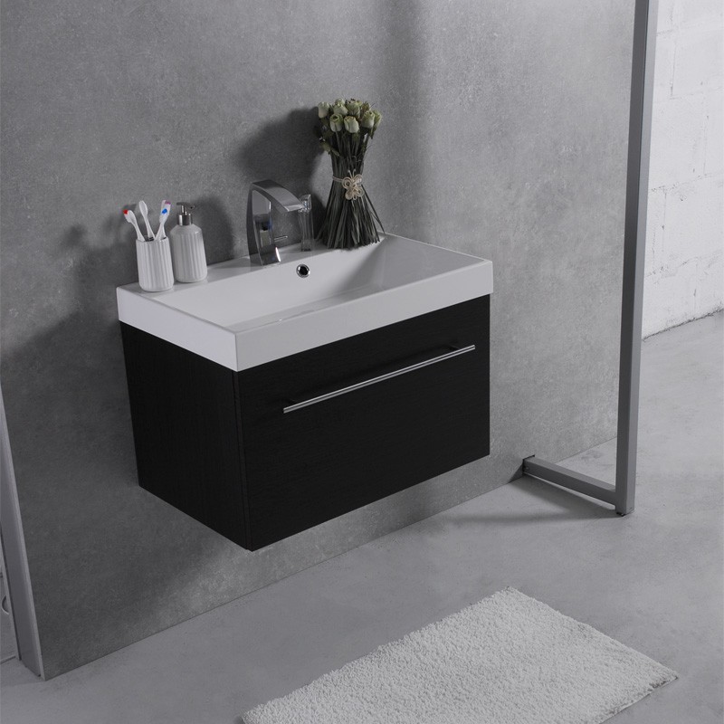 Умывальник с тумбой Fancy Marble Corsica 70 венге (ШН-700 В + 0407101) фото