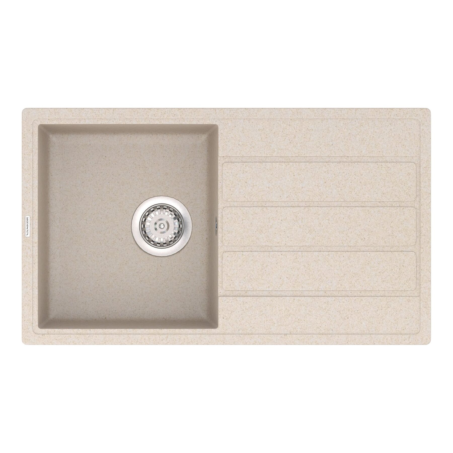 Кухонная мойка Vankor Easy EMP 02.76 Beige фото