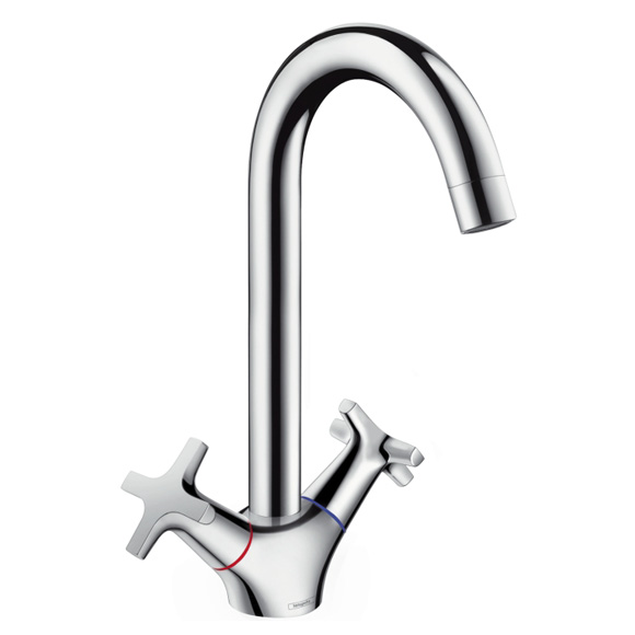 Кухонный смеситель Hansgrohe Logis Classic двухвентильный (71283000) фото