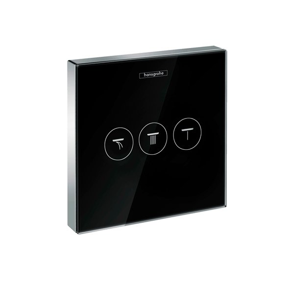 Наружная часть вентиля Hansgrohe ShowerSelect черный/хром (15736600) фото