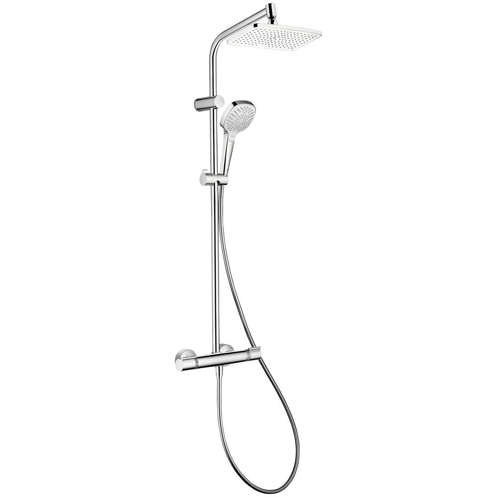 Душевая система Hansgrohe My Select Showerpipe хром/белый (26764400) фото