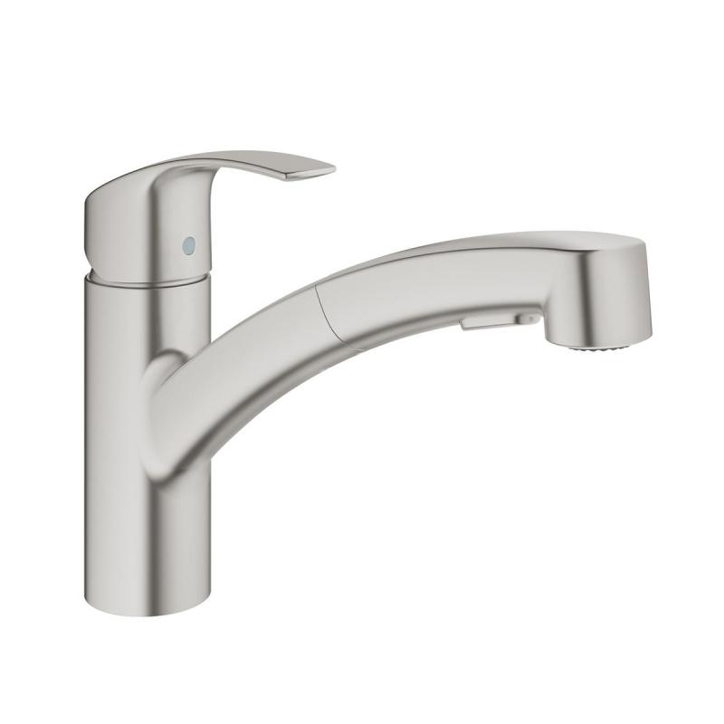 Смеситель кухонный Grohe Eurosmart выдвижной излив (30305DC0) фото
