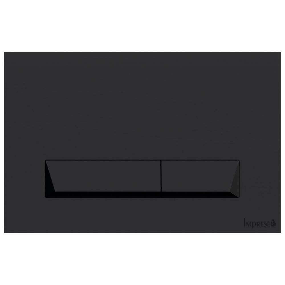 Клавиша смыва Imprese Pan Laska Black Soft Touch черный (i8040B) фото