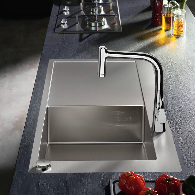 Кухонный комплект мойка со смесителем Hansgrohe C71-F450-02 (43208800) фото