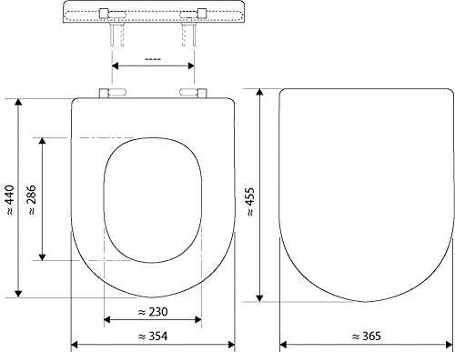Сиденье для унитаза Villeroy&Boch Subway (9955Q101)