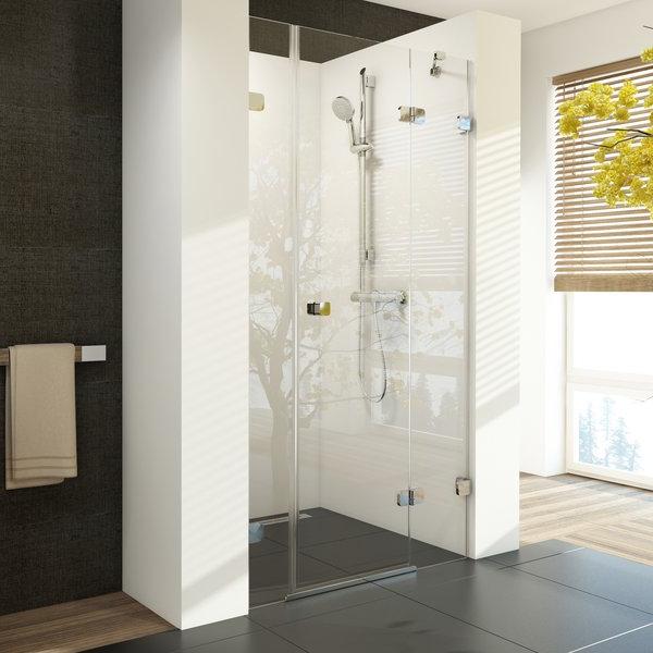 Душевые двери Ravak Brilliant 120 см BSD3-120 R Transparent + с держателем B-SET хром фото