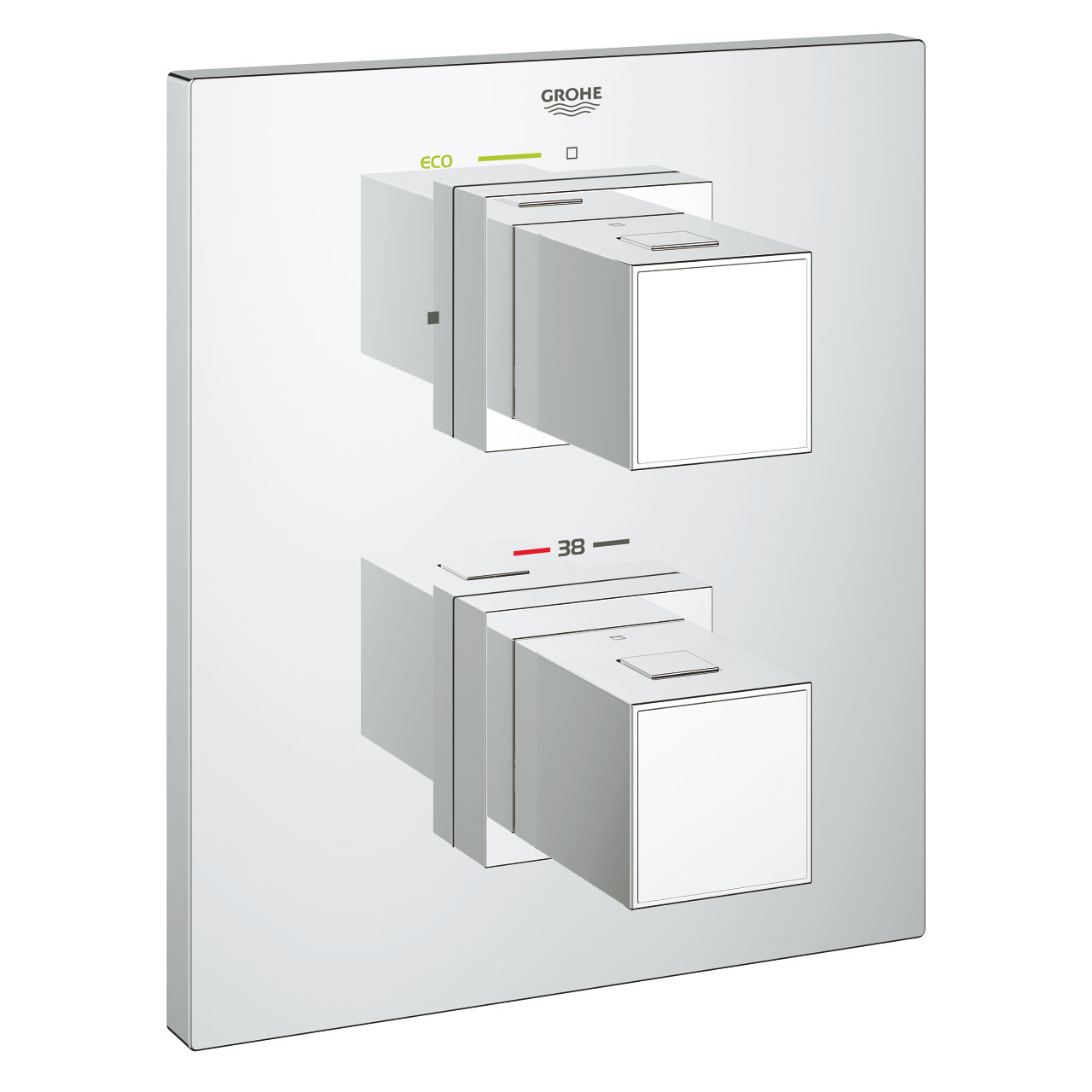 Наружная часть смесителя для душа Grohe Grohtherm Cube термостатический (19959000) фото