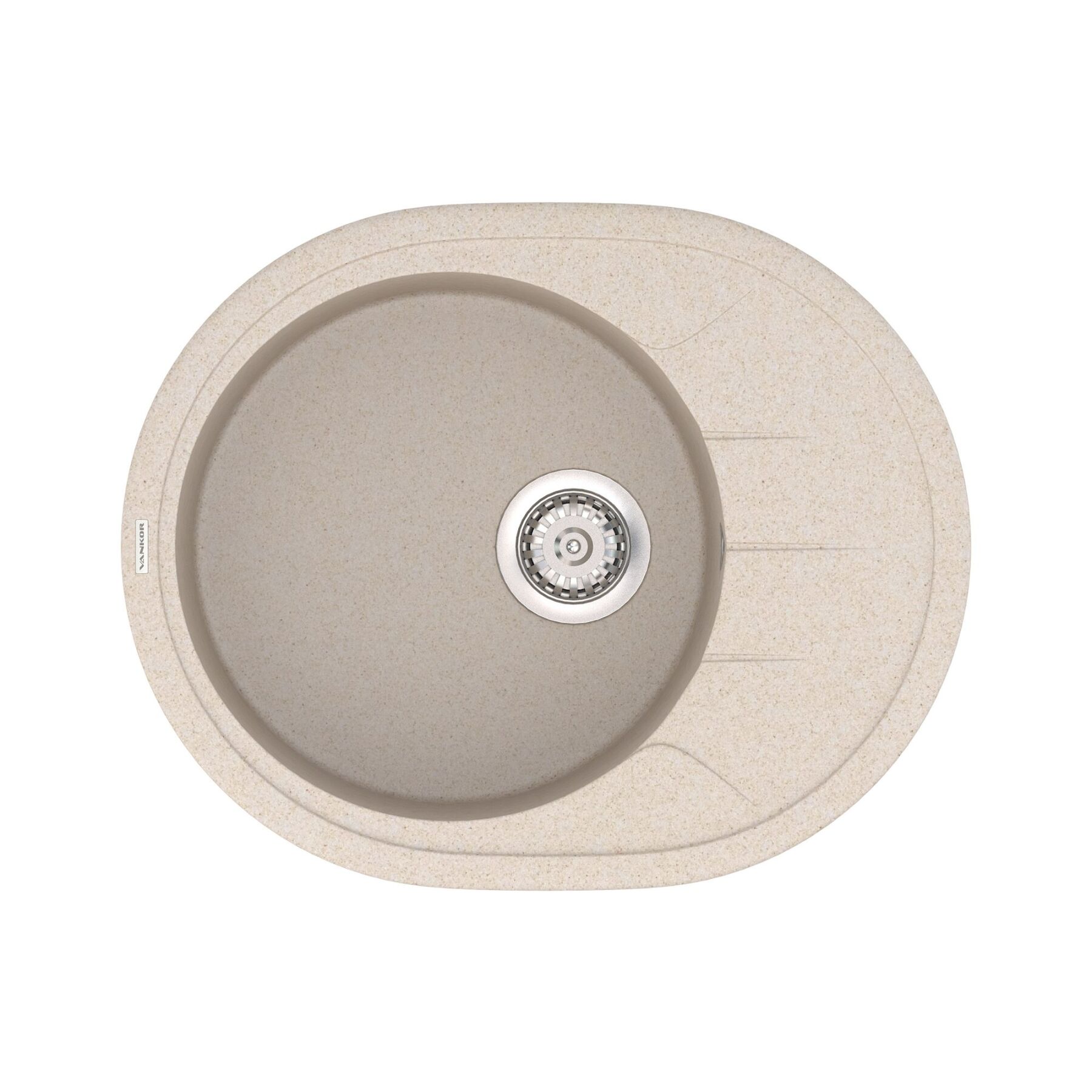 Кухонная мойка Vankor Sity SMO 02.61 Beige фото