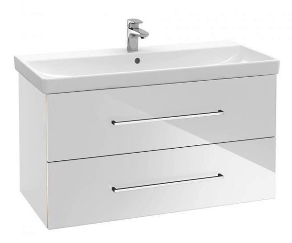 Тумба с умывальником Villeroy&Boch Avento 100 белый (4156A892) фото