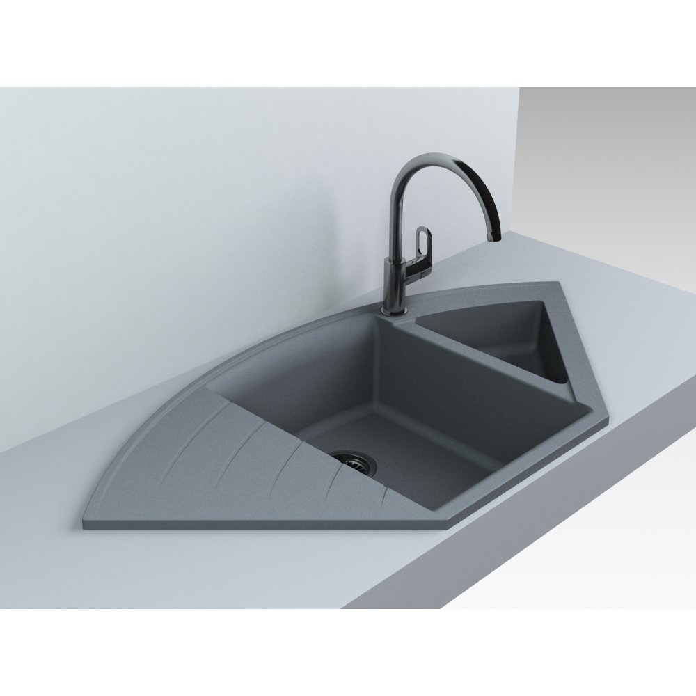 Кухонная мойка  MIRAGGIO Europe Gray (00207306) фото