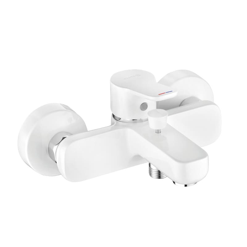Смеситель для ванны Kludi Pure&Easy белый (376819165) фото