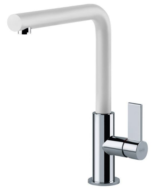 Смеситель кухонный Franke Neptune Evo хром/белый (115.0373.929) фото