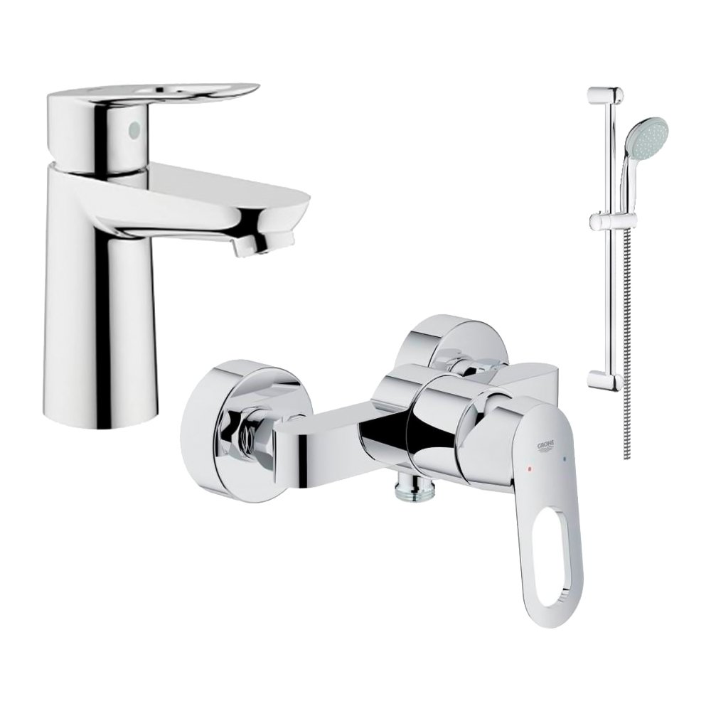 Набор смесителей Grohe BauLoop 3в1 хром  (123220) фото