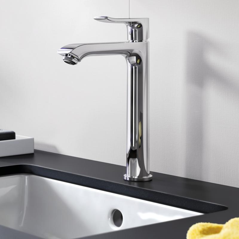 Смеситель для умывальника Hansgrohe Metris высокий (31183000) фото