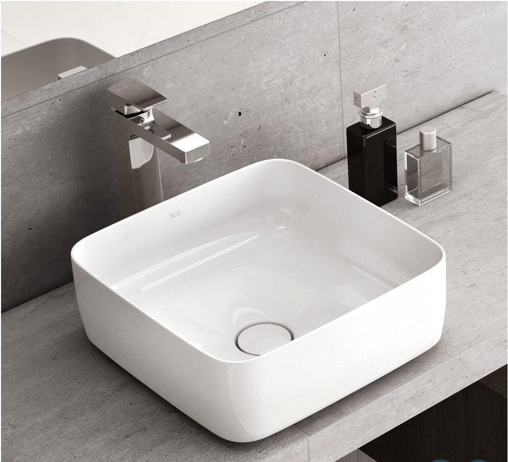 Умывальник Roca Inspira Square 37х37 см квадратный на столешницу (A327532000)