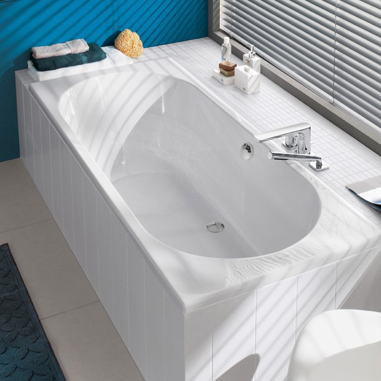 Ванна акриловая Villeroy&Boch O.Novo 180х80 прямоугольная (UBA180CAS2V-01)