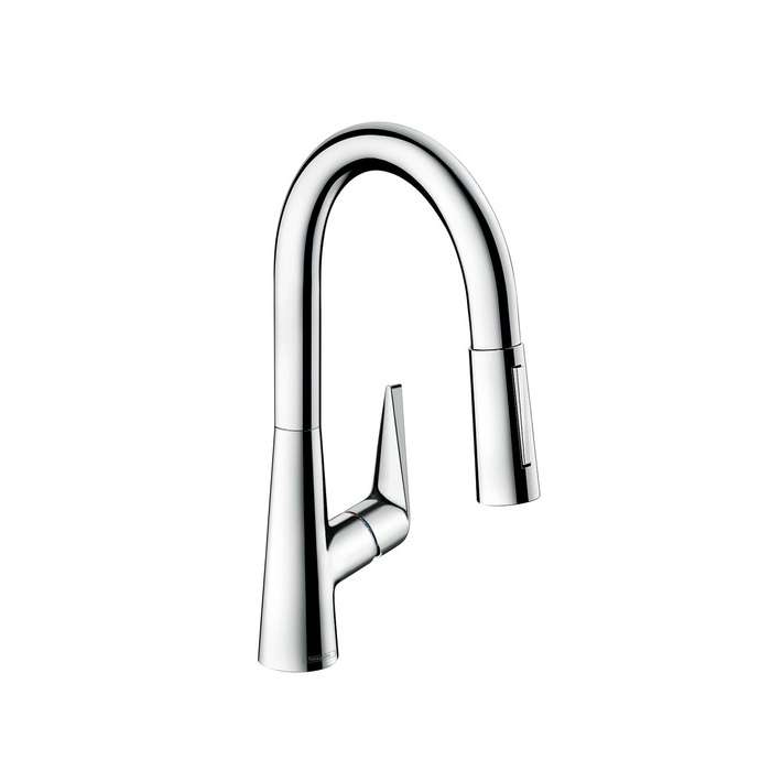 Смеситель кухонный Hansgrohe Talis S с выдвижным изливом (72815000) фото