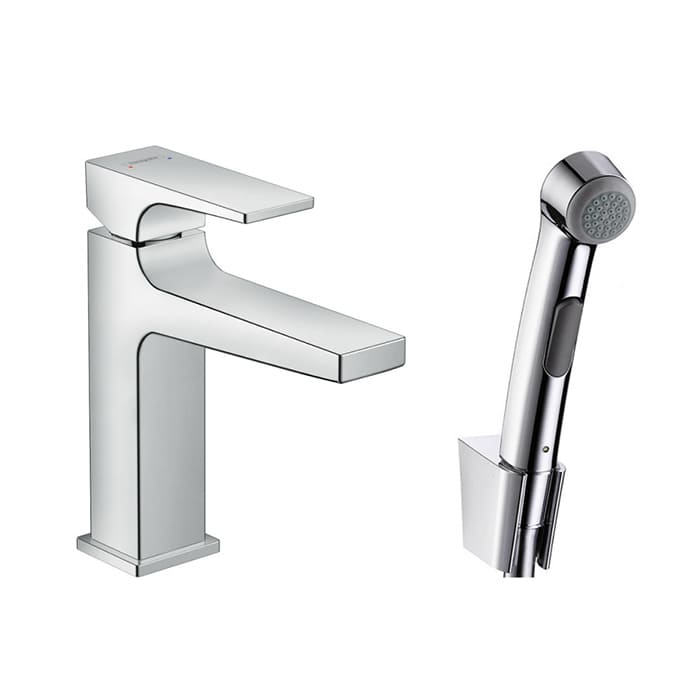 Смеситель для умывальника Hansgrohe Metropol с гигиеническим душем (32522000) фото