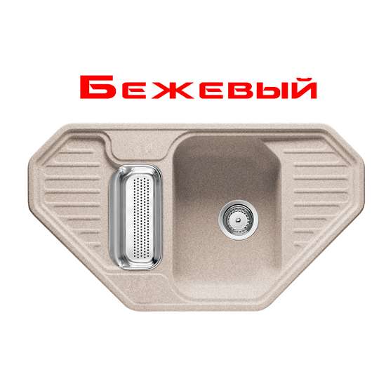 Кухонная мойка Franke EFG 682-Е бежевый (114.0355.447) фото