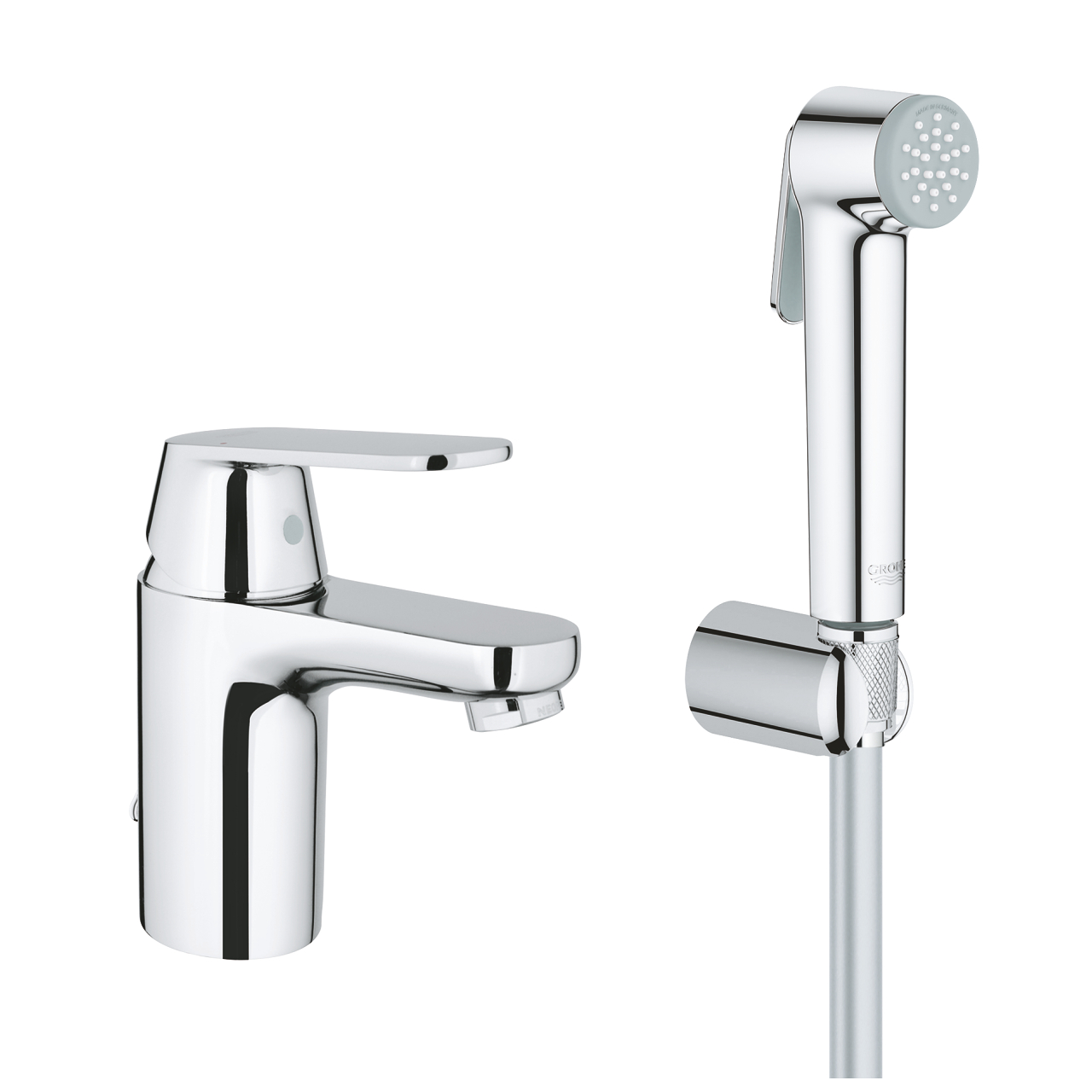 Гигиенический душ + смеситель Grohe Eurosmart Cosmopolitan (23125000) фото