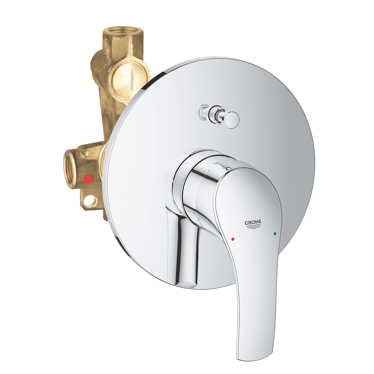 Смеситель для ванны Grohe Eurosmart НЧ+ВЧ (33305002) фото