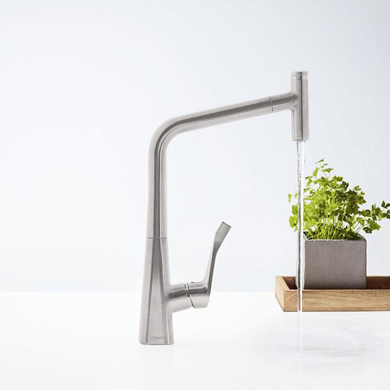 Кухонный смеситель Hansgrohe Metris Select (14884800) фото