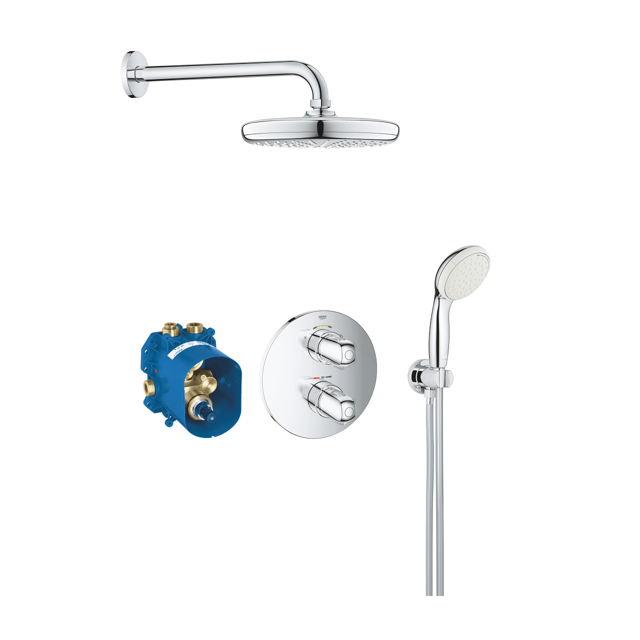 Душевая система Grohe Grohtherm 1000 хром  (34614001) фото