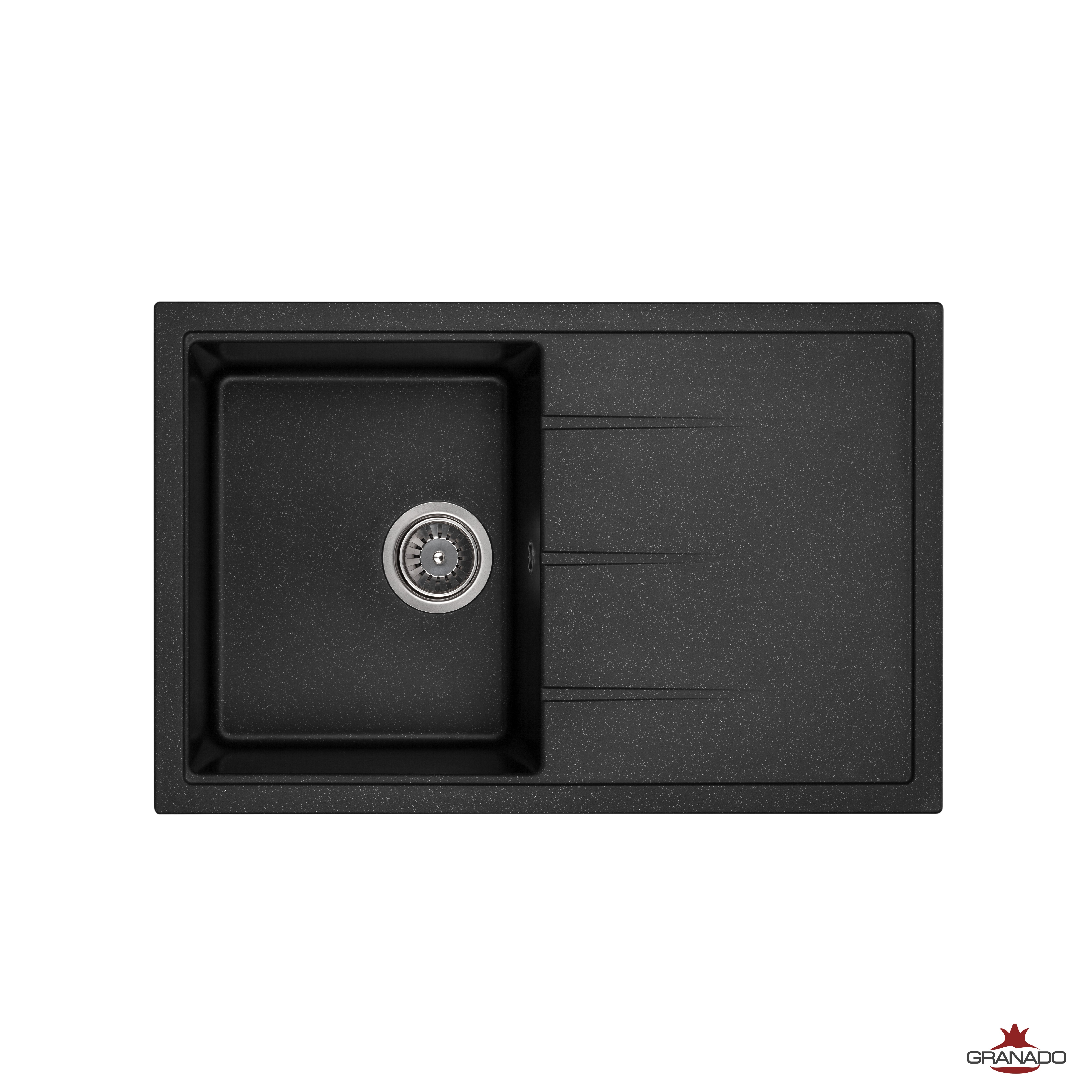 Кухонная мойка GRANADO TOLEDO black shine (2101) фото