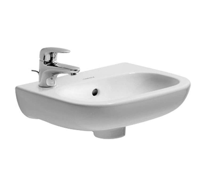 Умывальник Duravit D-code 36х27 см отверстие слева (7053600092) фото
