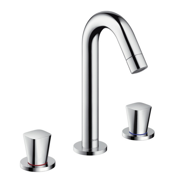 Смеситель для умывальника Hansgrohe Logis на 3 отверстия (71133000) фото