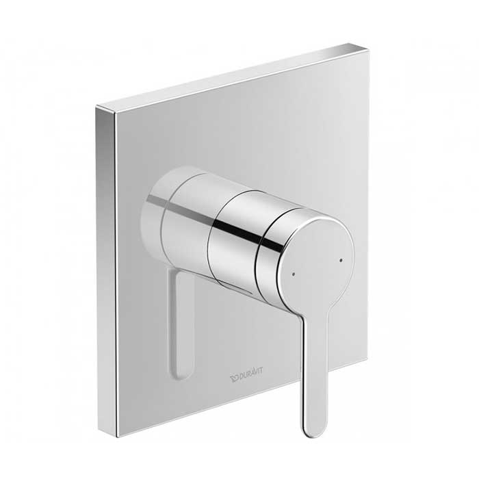 Наружная часть смесителя для душа Duravit C.1 квадратная (C14210009010) фото