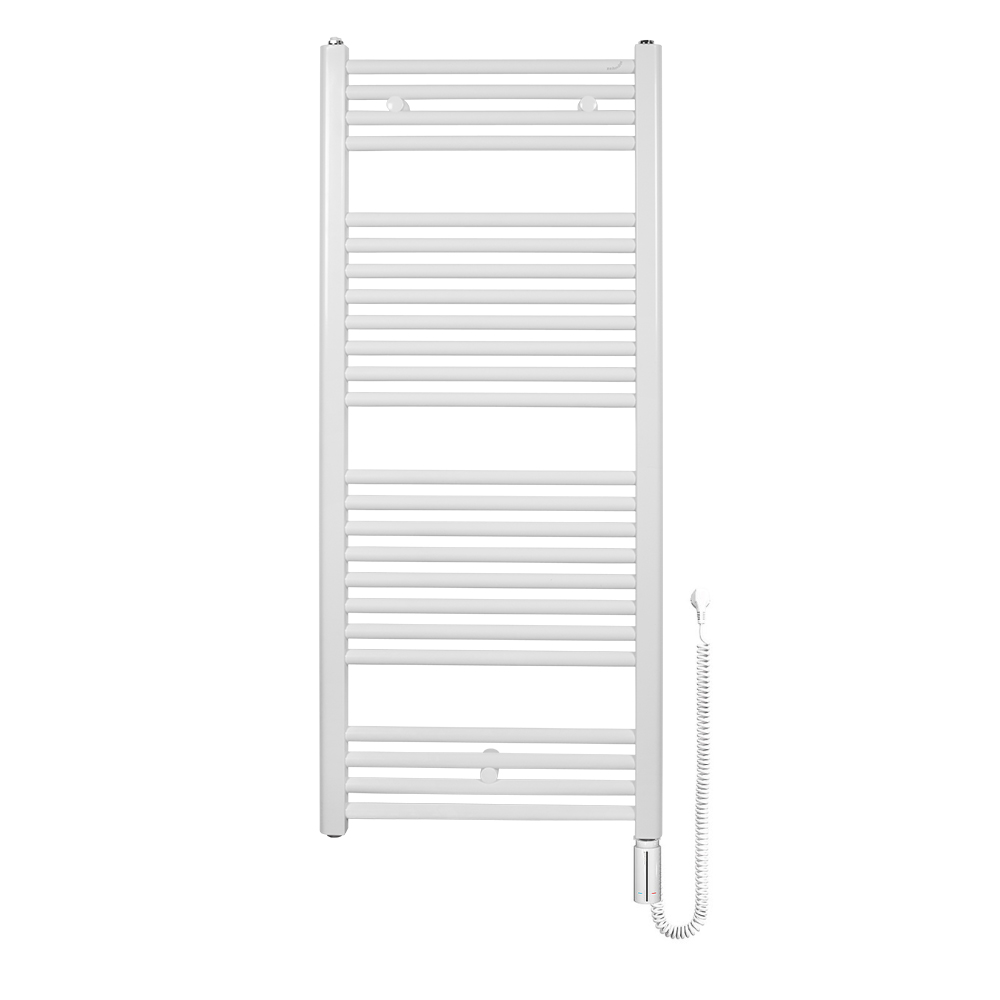 Полотенцесушитель Zehnder Virando электрический с тэном hots с проводом (AB-120-060-9016-HOTS-SC) фото