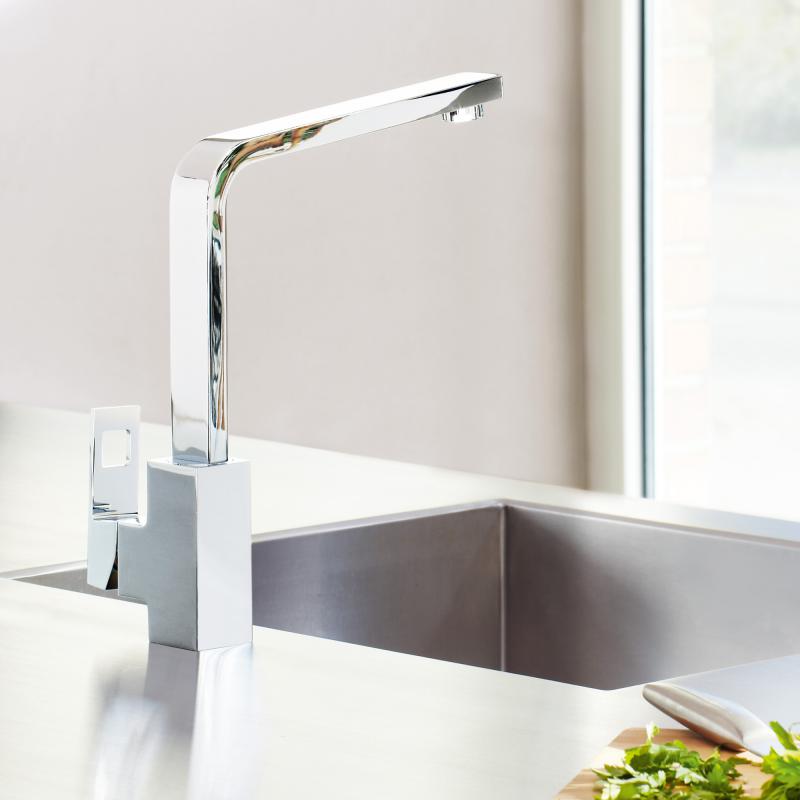 Смеситель кухонный Grohe Eurocube (31255000) фото