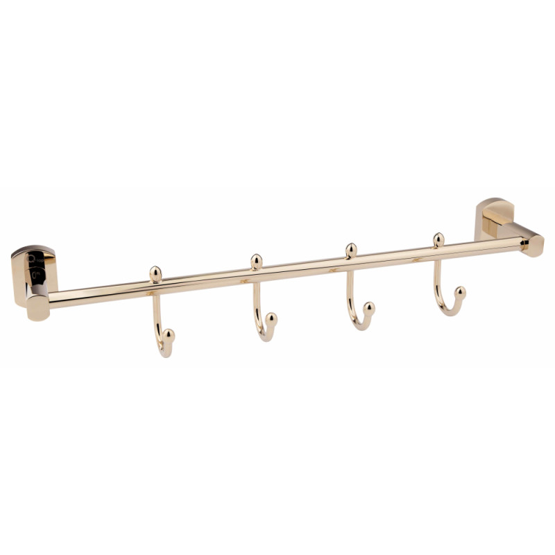 Полотенцедержатель Q-Tap Liberty ORO 1154-4 на 4 крючка  (QTLIBORO11544) фото