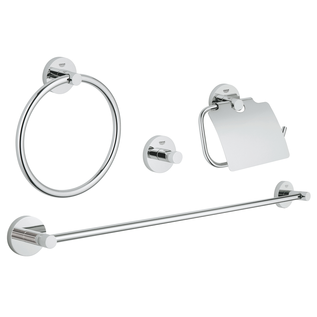 Набор аксессуаров для ванной Grohe Essentials 4 в 1 (40776001) фото
