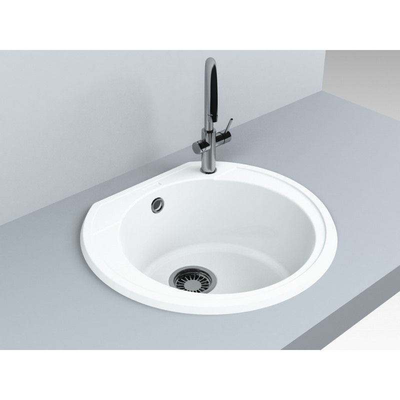 Кухонная мойка  MIRAGGIO Tuluza White  (00210402) фото