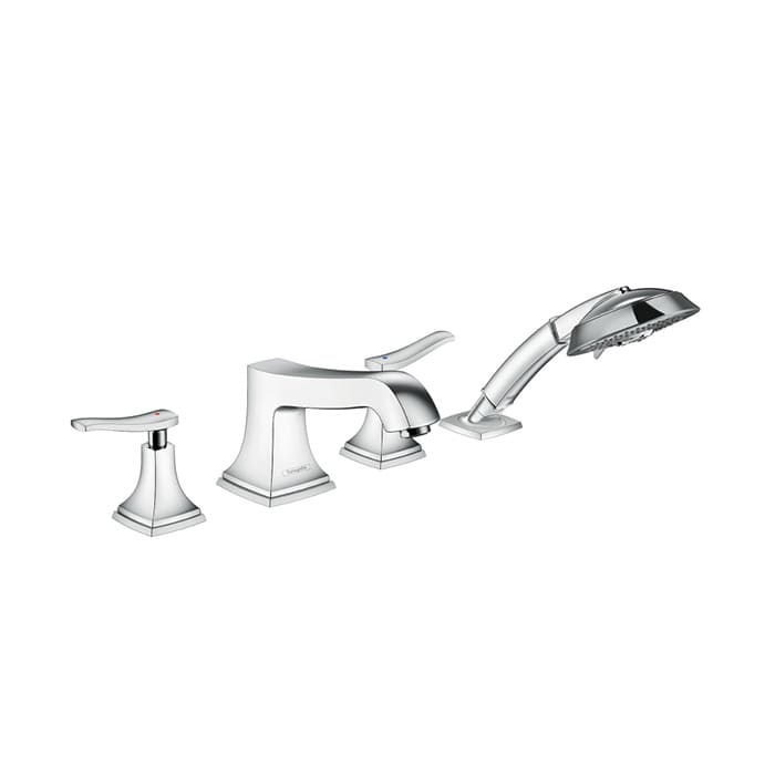 Смеситель для ванны Hansgrohe Metris на 4 отверстия (31441000) фото