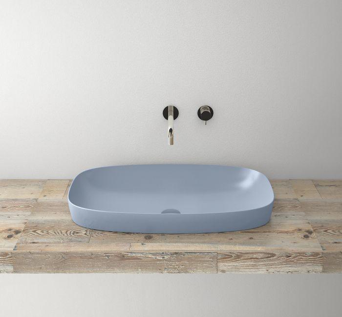 Умывальник Catalano GREEN LUX 75x40 см голубоый матовый (175AGRLXAS) фото