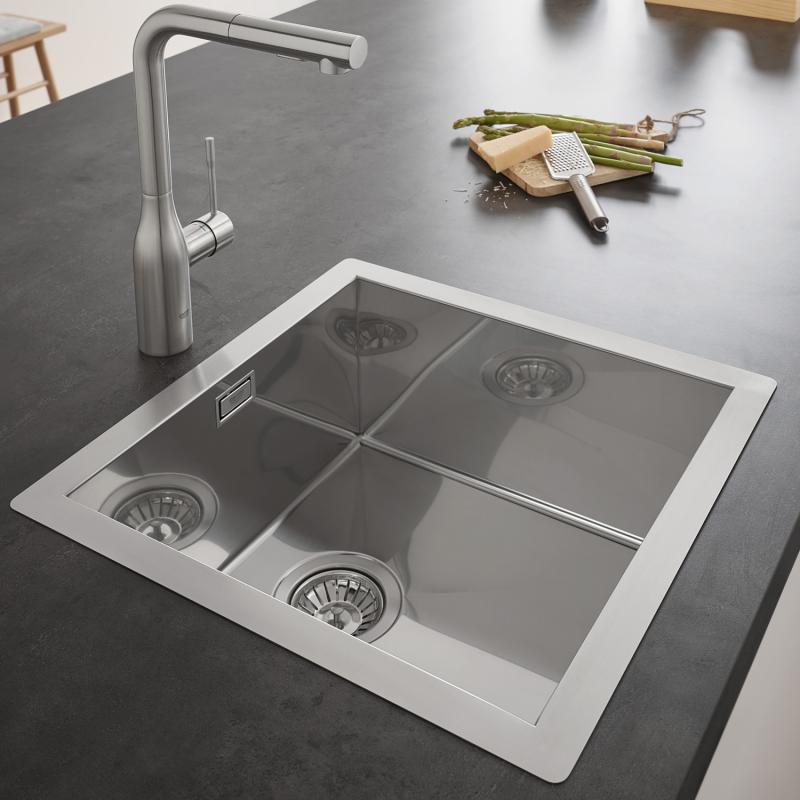 Кухонная мойка из нержавеющей стали Grohe K700 матовая (31578SD0) фото